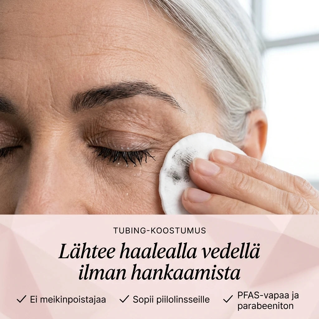 Puhdistus haalealla vedellä