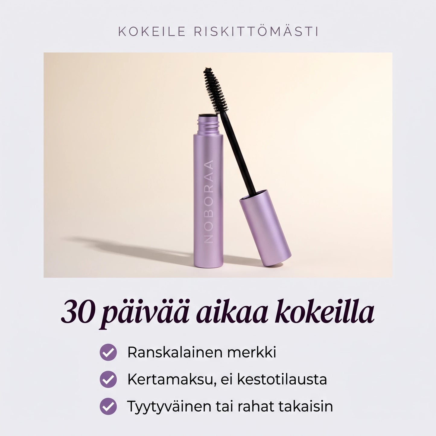 30 päivän tyytyväisyystakuu